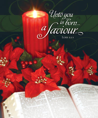 Picture of Unto You is Born a Saviour Christmas Legal Size Bulletin