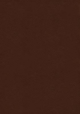 Picture of Kjv, Thompson Chain-Reference Bible, Genuine Leather, Calfskin, Brown, Art Gilded Edges, Red Letter, Thumb Indexed, Comfort Print