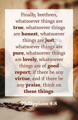 Picture of Whatsoever Things Are True Worship Bulletin PKG 100