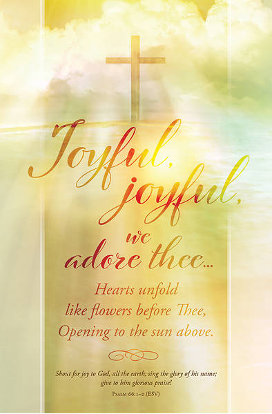 Picture of Joyful Joyful We Adore Thee General Regular Size Bulletin