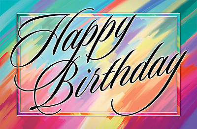 Picture of Postcard - Birthday - Psalm 144:15 (PK 25)