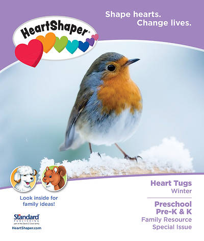 Heartshaper Preschool-PreK-K Heart Tugs Take Home Papers PK5 Winter
