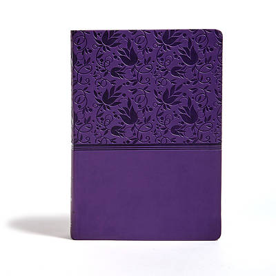 Picture of KJV Super Giant Print Reference Bible, Purple Leathertouch