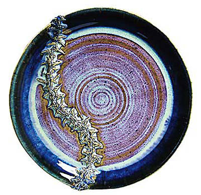 Crown of Thorns Pastel Porcelain Bread Plate