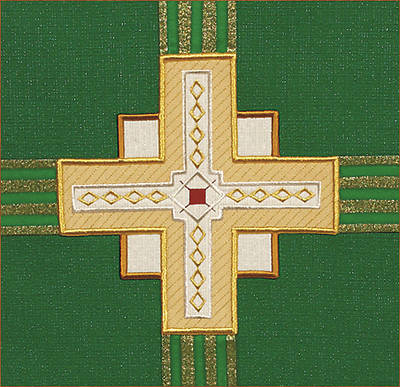 Picture of Abbott Hall Kingdom Cross N2349B Lectern Scarf