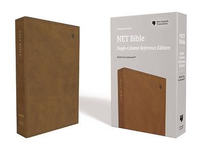 Picture of NET Bible, Single-Column Reference, Leathersoft, Brown, Comfort Print