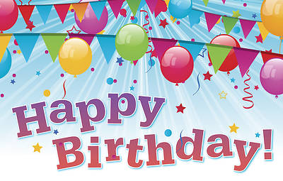 Picture of Happy Birthday Postcards - Balloons - (Pk 25)