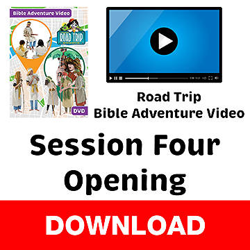 Picture of VBS 2025 Road Trip Bible Adventure Video Session Four - Opening
