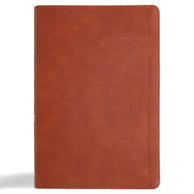 Picture of CSB Giant Print Reference Bible, Digital Study Edition, Burnt Sienna Leathertouch