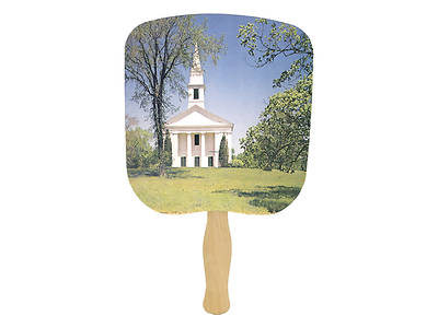 Chapel On The Hill Hand Fan - Pack of 50