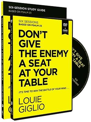 Picture of Don't Give the Enemy a Seat at Your Table Study Guide with DVD