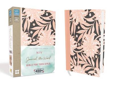 NIV, Journal the Word Bible for Teen Girls, Hardcover, Pink Floral