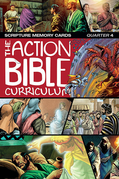 Picture of The Action Bible Scripture Memory Cards NIV Winter