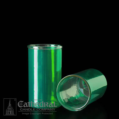 Picture of Cathedral Inserta-Lite 3-Day Reusable Glass Globe - Green