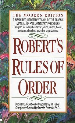 Picture of Robert's Rules of Order