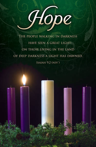 Picture of Hope Advent Week 1 Regular Size Bulletin
