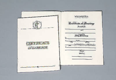 Picture of United Methodist Marriage Certificates with Traditional 1964 Service (Pkg of 3)