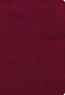 Picture of NASB Super Giant Print Reference Bible, Burgundy Leathertouch