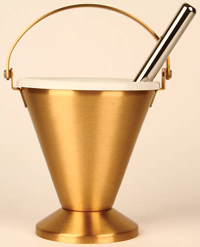 Picture of Koleys K286BRONZE Satin 7" Holy Water Pot