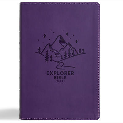 Picture of KJV Explorer Bible for Kids, Purple Leathertouch