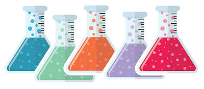 Picture of Vacation Bible School VBS 2022 God's Wonder Lab PK25 Lab Flask Decor