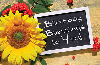 Adults Birthday Blessings to You Postcard