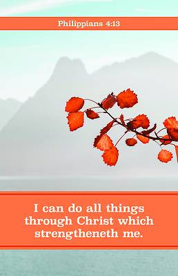 Picture of Do All Things Through Christ Worship Bulletin PKG 100