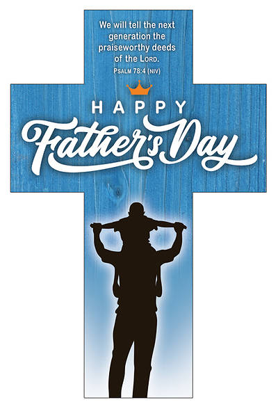 Cross Happy Father's Day (non-matching) Bookmark