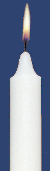 Stearic Altar Candles Emkay 6 x 17/32 Pack of 250