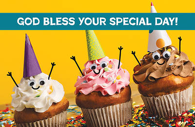 Adults Birthday God Bless Your Special Day Postcard