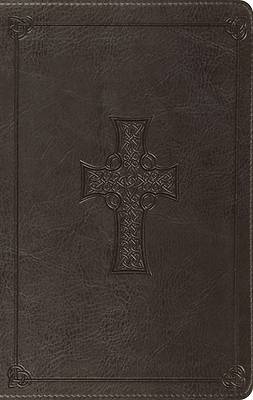 Picture of ESV Value Thinline Bible (Trutone, Charcoal, Celtic Cross Design)