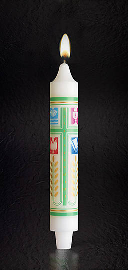 Picture of Emkay Baptismal and Christian Growth Candle