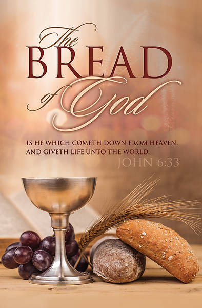 Picture of Bread of God Giveth Life Communion Regular Size Bulletin