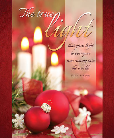 Picture of The True Light Christmas Legal Size Bulletin - Pack of 100