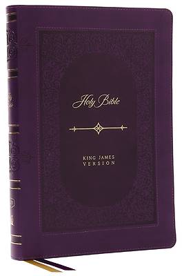 Picture of KJV Bible, Giant Print Thinline Bible, Vintage Series, Leathersoft, Purple, Red Letter, Comfort Print