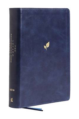 NIV Lucado Encouraging Word Bible, Blue, Leathersoft, Comfort Print