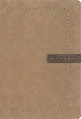 Picture of Nbla Santa Biblia, Letra Supergigante, Leathersoft, Beige, Edición Letra Roja