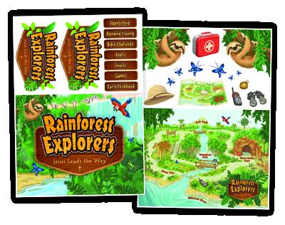 Picture of Vacation Bible School VBS 2021 Decorating Posters 2 - 43" × 60"