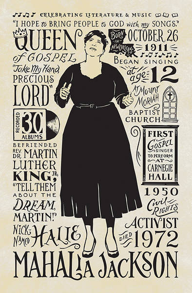 Picture of Mahalia Jackson Black History Month Regular Size Bulletin