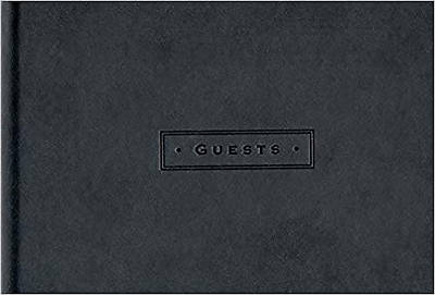 Classic Black Guest Book