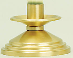 Koleys K525CS 2" Brass Candlestick 7/8" Socket