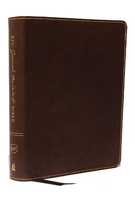 KJV Journal the Word Bible, Bonded Leather, Brown, Red Letter Edition, Comfort Print
