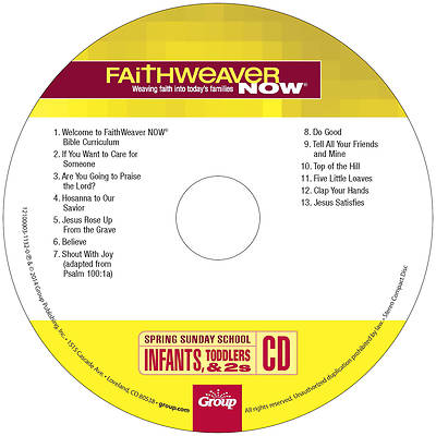 FaithWeaver NOW Infant-Toddler Two CD Spring 2026