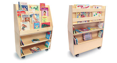 Picture of Whitney Brothers WB4132 Deluxe Mobile Book Library