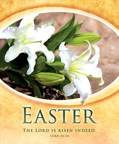Picture of The Lord is Risen Indeed Easter Legal Size Bulletin