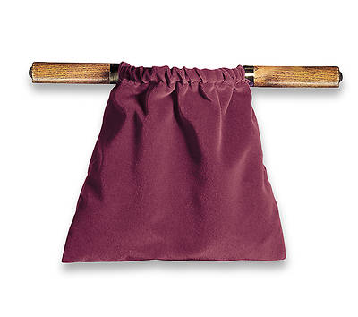 Picture of Artistic Maroon Two-Handled Offering Bag