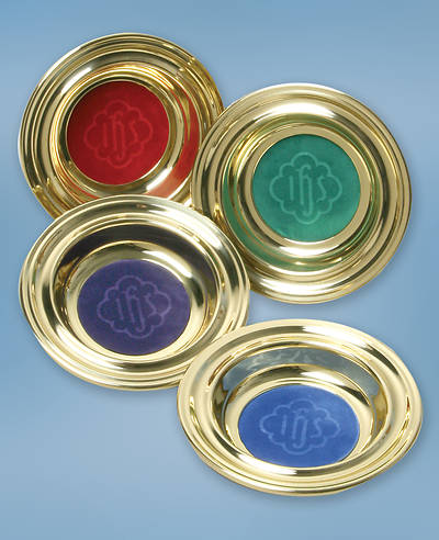 Picture of Artistic Deluxe Offering Plate Set with Interchangeable Mats
