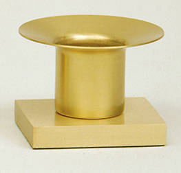 Picture of Koleys K526 2 1/2" Brass Satin Finish Candlestick