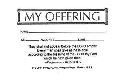 Picture of My Offering Economy Offering Envelope (Box of 500)