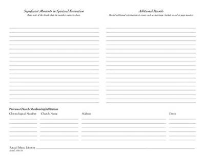 Picture of Record of Faith Journey (Pkg of 50)